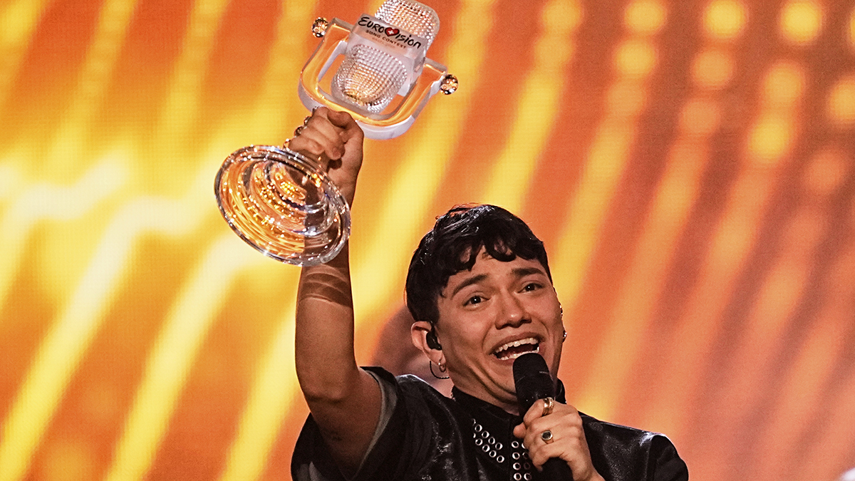 Winner of the Eurovision Song Contest JJ from Austria on stage after winning the competition with the song "Wasted Love" during the Grand Final of the 69th Eurovision Song Contest, in Basel, Switzerland, Saturday, May 17, 2025.